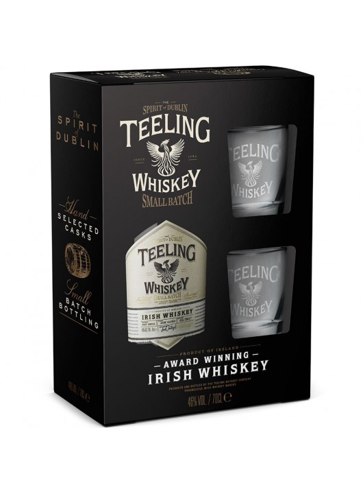 Teeling Small Batch 0.7L + 2 pahare