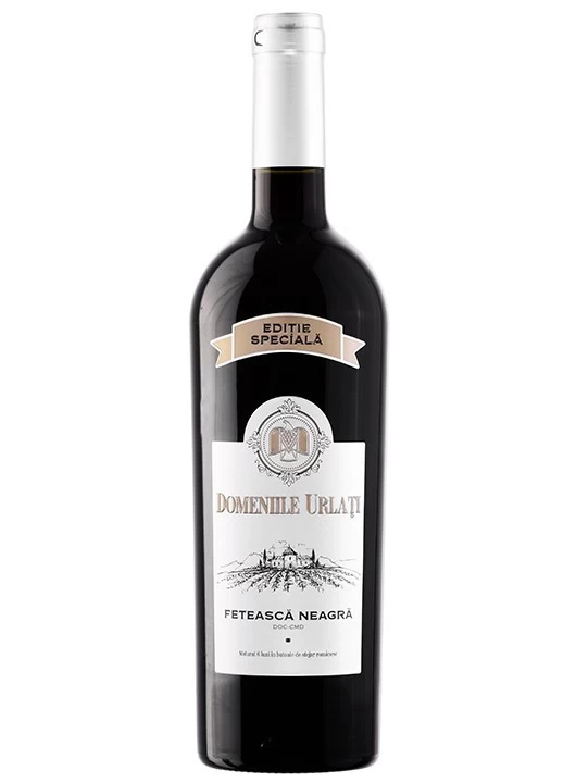 Domeniile Urlati Editie Speciala Feteasca Neagra - Vin rosu sec 0.75l