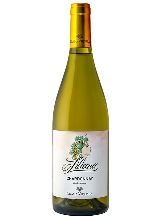 Crama Viisoara Liliana Chardonnay vin alb demidulce 0.75L