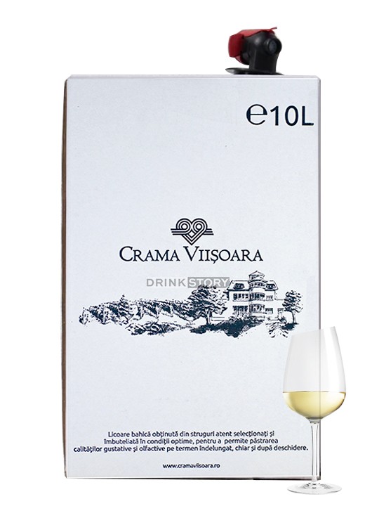 Crama Viisoara Chardonnay sec Bag in Box 10L