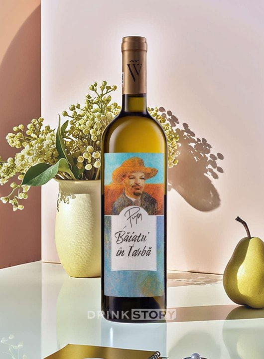 Baiatu in iarba - Vin alb demisec